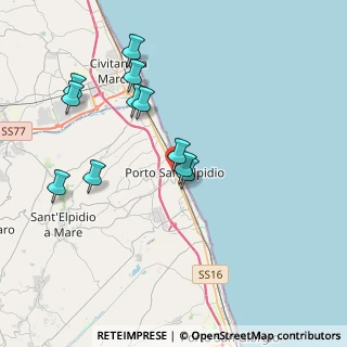 Mappa Via Umberto I°, 63821 Porto Sant'Elpidio FM, Italia (3.87)