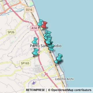Mappa Via Umberto I°, 63821 Porto Sant'Elpidio FM, Italia (1.0445)