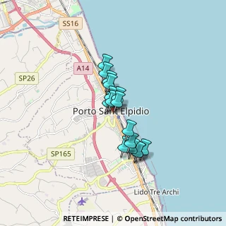 Mappa Via Umberto I°, 63821 Porto Sant'Elpidio FM, Italia (1.1525)