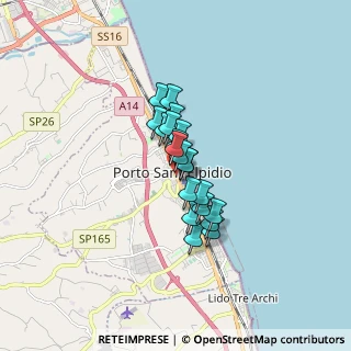 Mappa Via Umberto I°, 63821 Porto Sant'Elpidio FM, Italia (1.0405)