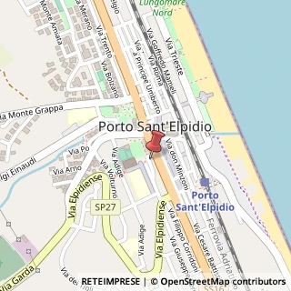 Mappa Via Fontanella, 44, 63821 Porto Sant'Elpidio, Fermo (Marche)