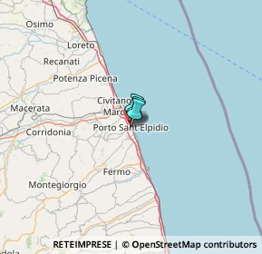 Mappa Via Umberto I°, 63821 Porto Sant'Elpidio FM, Italia (44.72)