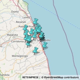 Mappa Via Umberto I°, 63821 Porto Sant'Elpidio FM, Italia (8.01)