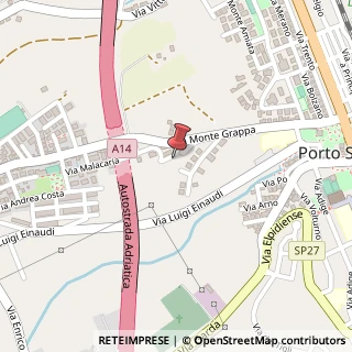 Mappa Via Malacaria, 30, 63821 Porto Sant'Elpidio, Fermo (Marche)