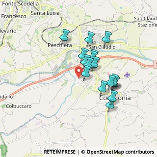 Mappa Via dei Mestieri, 62014 Corridonia MC, Italia (1.51353)
