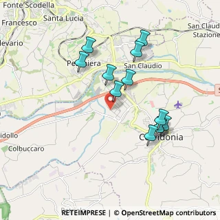 Mappa Via dei Mestieri, 62014 Corridonia MC, Italia (1.85)