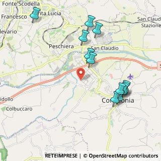 Mappa Via dei Mestieri, 62014 Corridonia MC, Italia (2.28667)