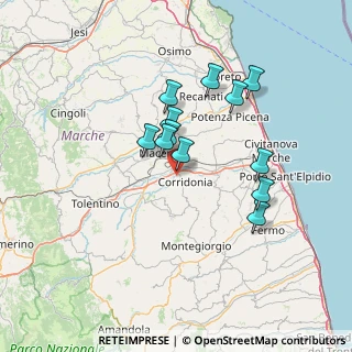 Mappa BCD, 62014 Corridonia MC, Italia (12.13)