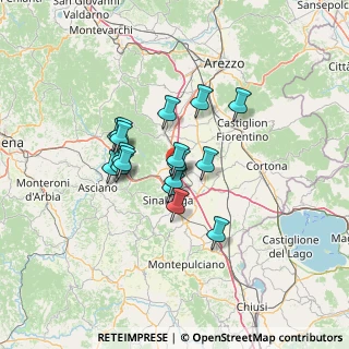 Mappa Lucignano, 52046 Lucignano AR, Italia (10.09118)