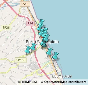 Mappa Via Umberto I, 63821 Porto Sant'Elpidio FM, Italia (0.88857)