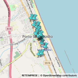 Mappa Via Umberto I, 63821 Porto Sant'Elpidio FM, Italia (0.228)