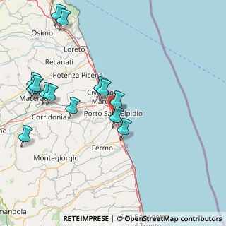 Mappa Via Umberto I, 63821 Porto Sant'Elpidio FM, Italia (18.32643)
