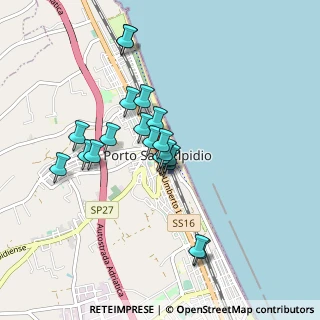Mappa Via Umberto I, 63821 Porto Sant'Elpidio FM, Italia (0.7555)
