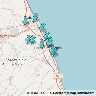 Mappa Via Umberto I, 63821 Porto Sant'Elpidio FM, Italia (2.60909)