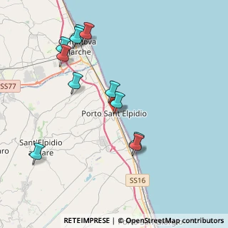 Mappa Via Umberto I, 63821 Porto Sant'Elpidio FM, Italia (4.42273)