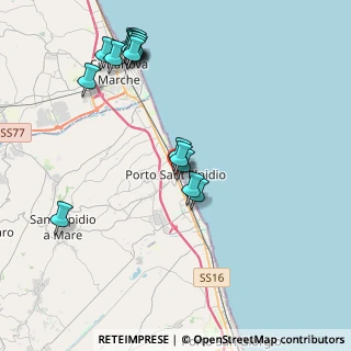Mappa Via Umberto I, 63821 Porto Sant'Elpidio FM, Italia (4.60765)