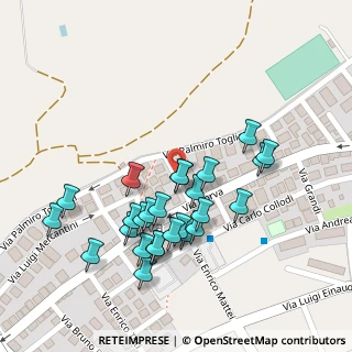 Mappa Via F. Crispi, 63821 Porto Sant'Elpidio FM, Italia (0.10769)