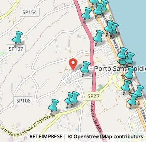 Mappa Via Maroncelli, 63821 Porto Sant'Elpidio FM, Italia (1.386)