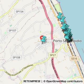 Mappa Via Maroncelli, 63821 Porto Sant'Elpidio FM, Italia (1.255)