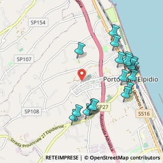 Mappa Via Maroncelli, 63821 Porto Sant'Elpidio FM, Italia (1.162)