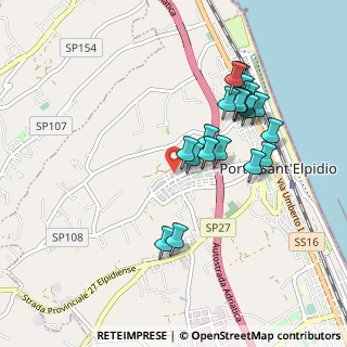 Mappa Via Maroncelli, 63821 Porto Sant'Elpidio FM, Italia (0.906)