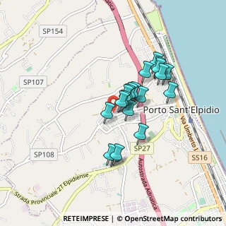 Mappa Via Maroncelli, 63821 Porto Sant'Elpidio FM, Italia (0.685)