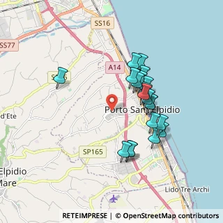 Mappa Via Maroncelli, 63821 Porto Sant'Elpidio FM, Italia (1.6625)