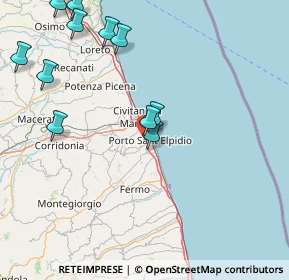 Mappa Via F. Crispi, 63821 Porto Sant'Elpidio FM, Italia (20.93917)