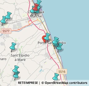 Mappa Via Maroncelli, 63821 Porto Sant'Elpidio FM, Italia (5.43214)