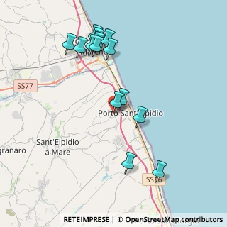 Mappa Via F. Crispi, 63821 Porto Sant'Elpidio FM, Italia (4.21857)