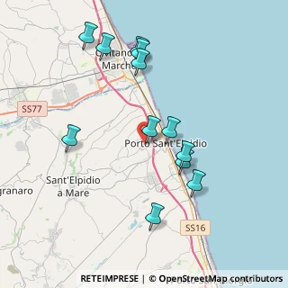 Mappa Via Maroncelli, 63821 Porto Sant'Elpidio FM, Italia (4.02833)