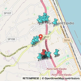 Mappa Via Monte Nerone, 63821 Porto Sant'Elpidio FM, Italia (0.95)