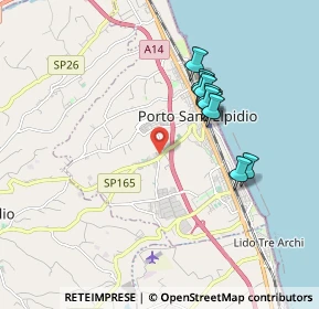 Mappa Via Monte Nerone, 63821 Porto Sant'Elpidio FM, Italia (1.62455)
