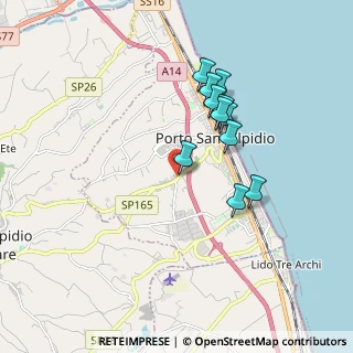Mappa Via Monte Nerone, 63821 Porto Sant'Elpidio FM, Italia (1.58909)
