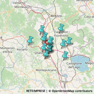 Mappa Via del Colle, 52045 Foiano della Chiana AR, Italia (8.03706)
