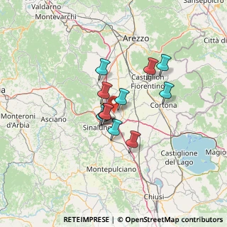 Mappa Via del Colle, 52045 Foiano della Chiana AR, Italia (9.59364)
