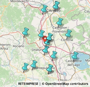 Mappa Via del Colle, 52045 Foiano della Chiana AR, Italia (15.56235)