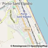Kaart Porto Sant'Elpidio
