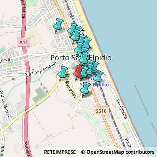 Mappa Via Rubicone, 63821 Porto Sant'Elpidio FM, Italia (0.28)