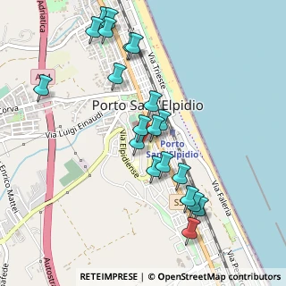 Mappa Via Rubicone, 63821 Porto Sant'Elpidio FM, Italia (0.536)
