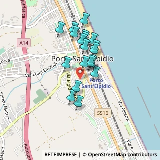 Mappa Via Rubicone, 63821 Porto Sant'Elpidio FM, Italia (0.378)