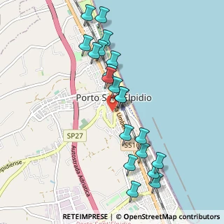 Mappa Via Rubicone, 63821 Porto Sant'Elpidio FM, Italia (1.0605)