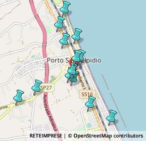 Mappa Via Rubicone, 63821 Porto Sant'Elpidio FM, Italia (0.88923)
