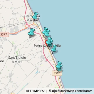 Mappa Via Rubicone, 63821 Porto Sant'Elpidio FM, Italia (2.64455)