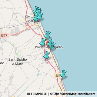 Mappa Via Rubicone, 63821 Porto Sant'Elpidio FM, Italia (4.10231)