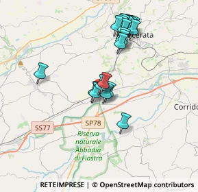 Mappa Borgo Sforzacosta, 62100 Sforzacosta MC, Italia (3.511)