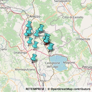 Mappa , 52044 Cortona AR, Italia (9.37053)