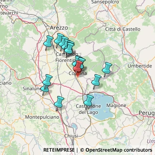 Mappa , 52044 Cortona AR, Italia (10.83667)