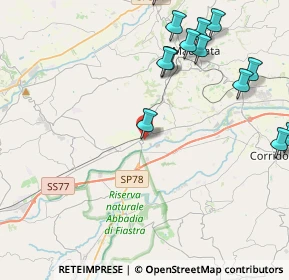 Mappa Via G. Natali, 62100 Sforzacosta MC, Italia (5.37)