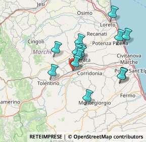 Mappa Via Giulio Natali, 62010 Sforzacosta MC, Italia (13.02214)